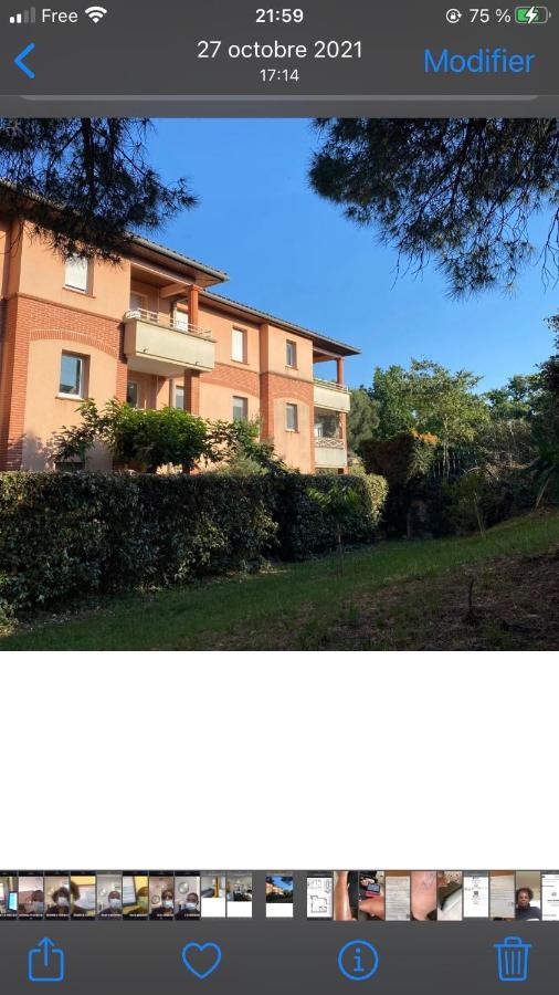 T2 Climatise Jardin & Court De Tennis/Piscine /Parking/Fibre Тулуза Екстер'єр фото